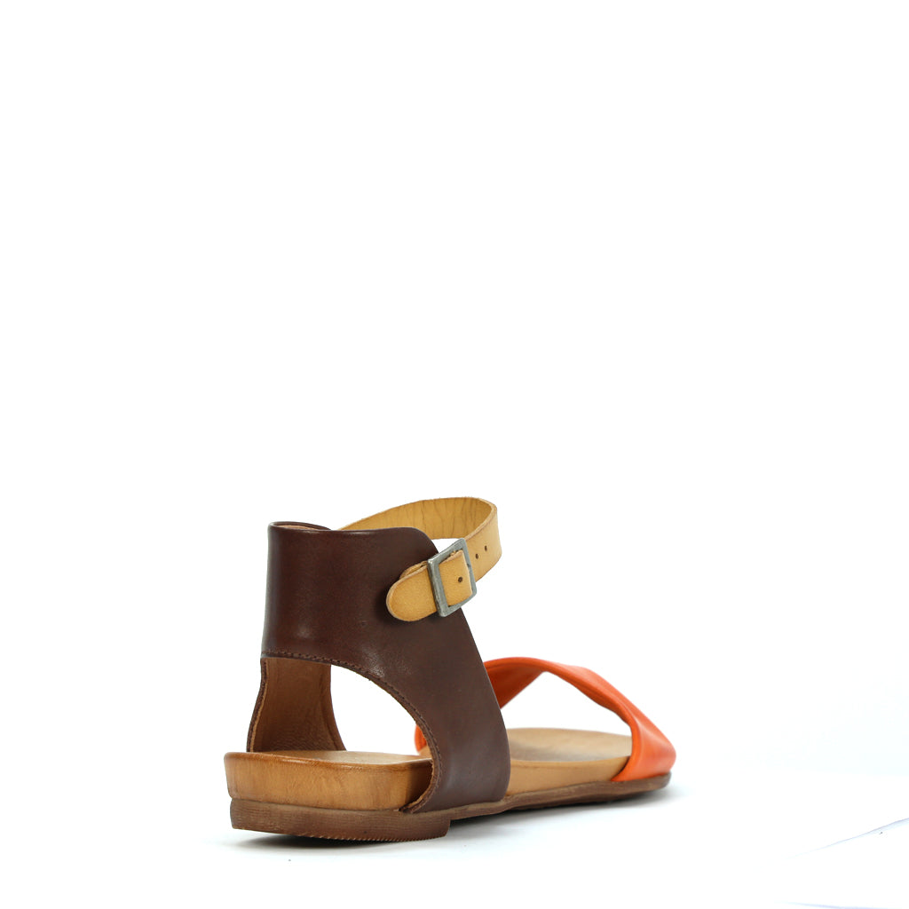 EOS Footwear - LARNA 
#color_orange/tan