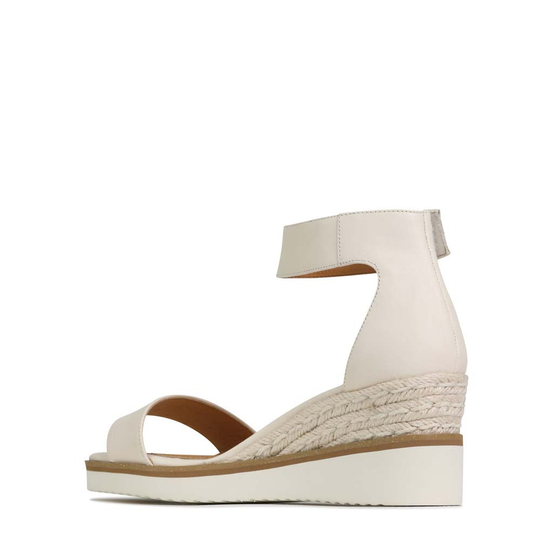 LAZY - EOS Footwear - Ankle Strap Sandals #color_bone