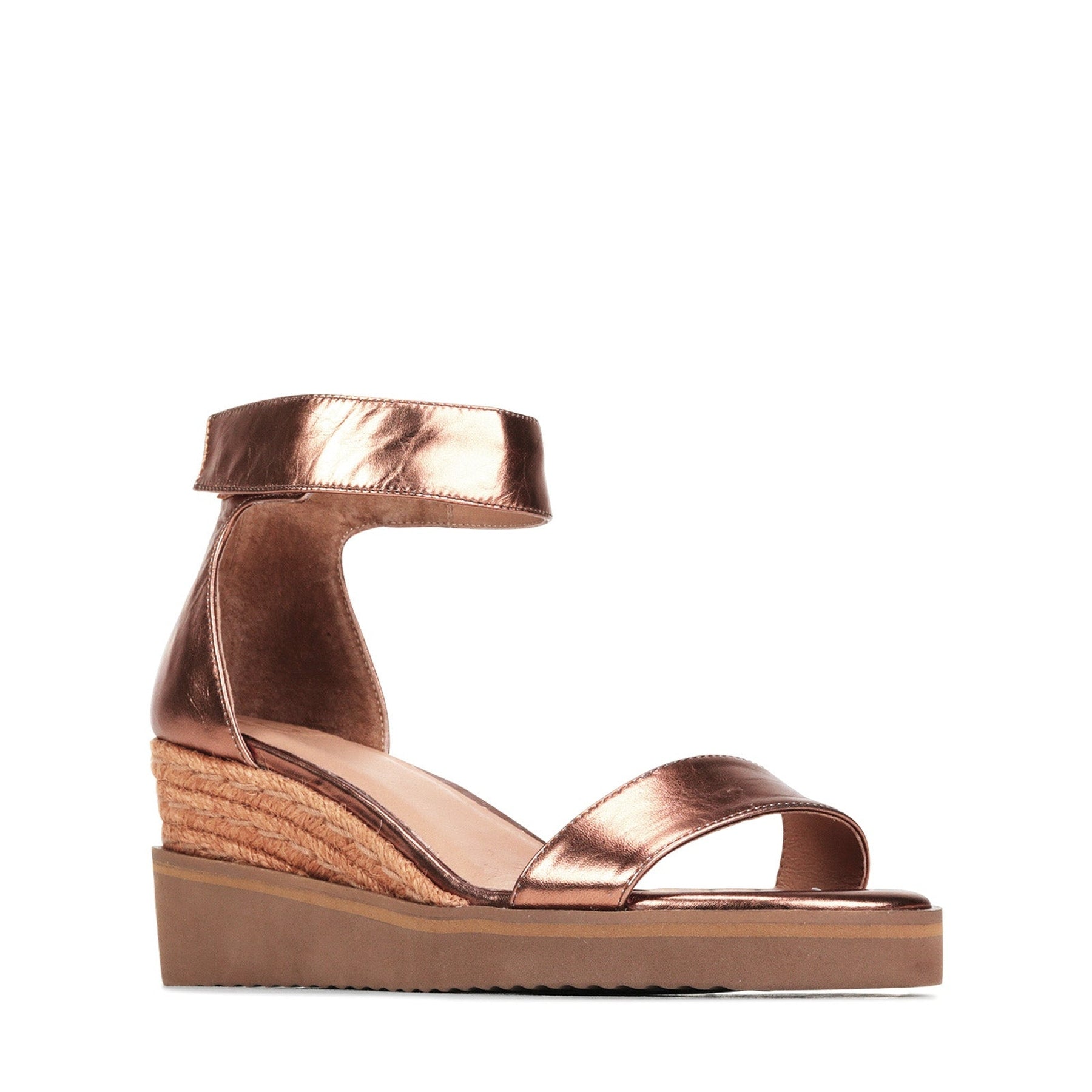 LAZY - EOS Footwear - Ankle Strap Sandals #color_copper