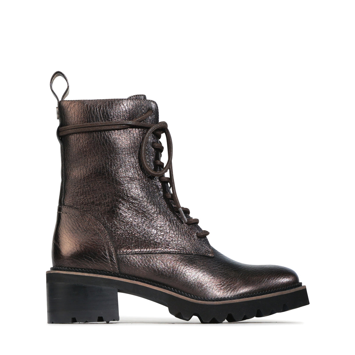 EOS Footwear Linata | Women's Combat Style Boots | Lace-Up with Buckle