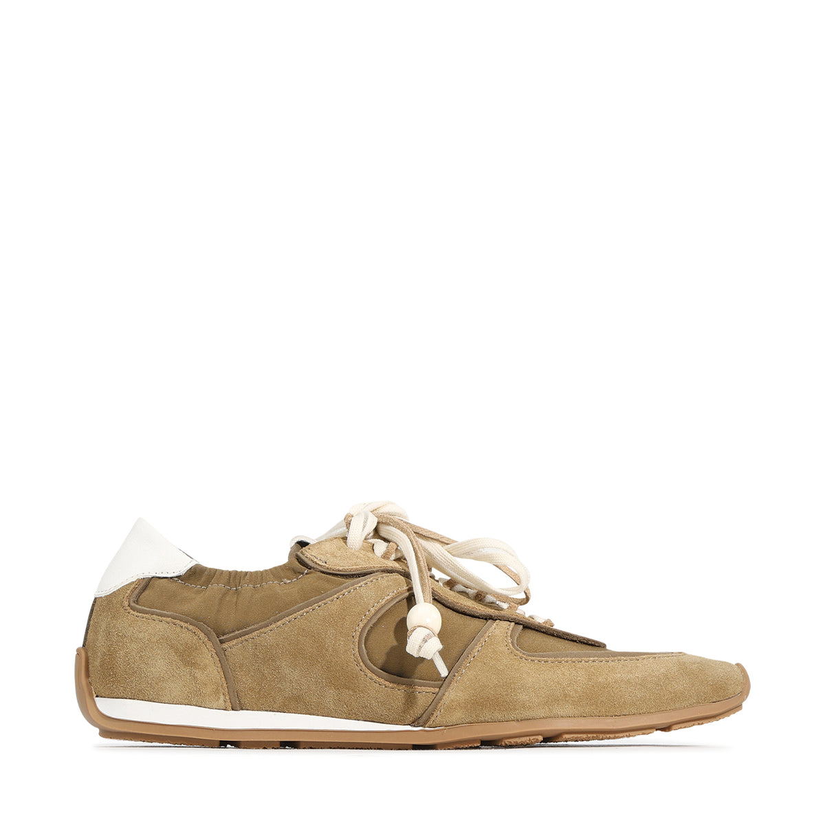 EOS Footwear Masha Leather Sneakers in Olive
#Color_olive
