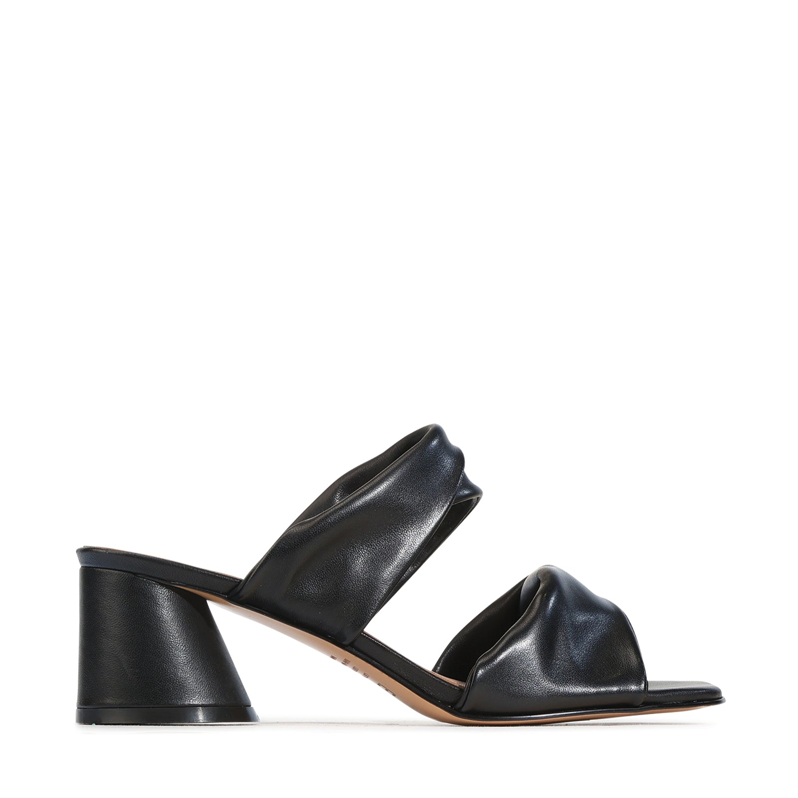 EOS Footwear Petris Leather Heel in Black
#Color_Black