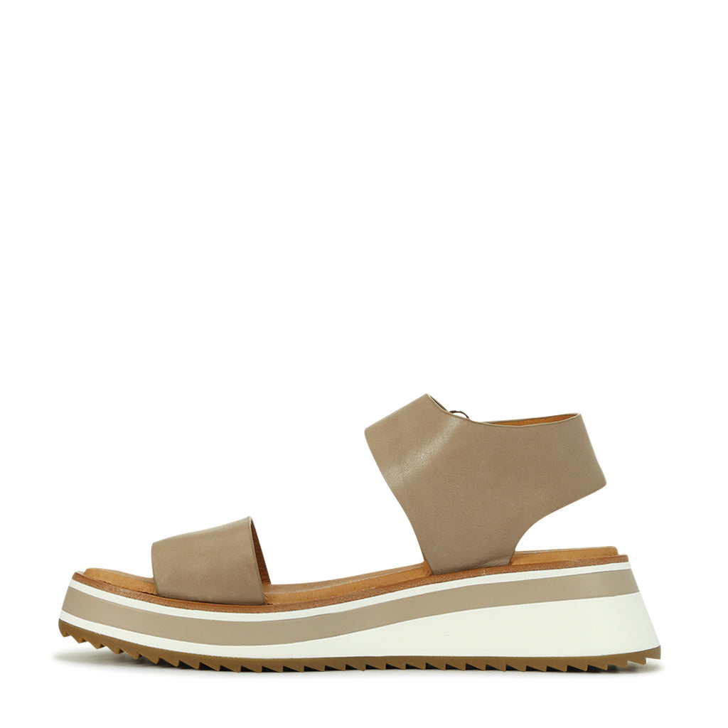 EOS Footwear - Ankle Strap Sandals #color_taupe