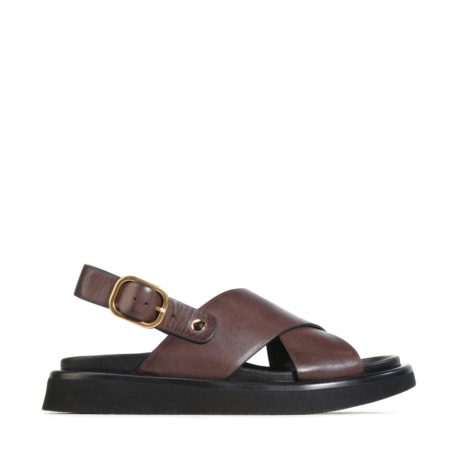 EOS Footwear Slayter Leather Sandal in chestnut
#Color_chestnut