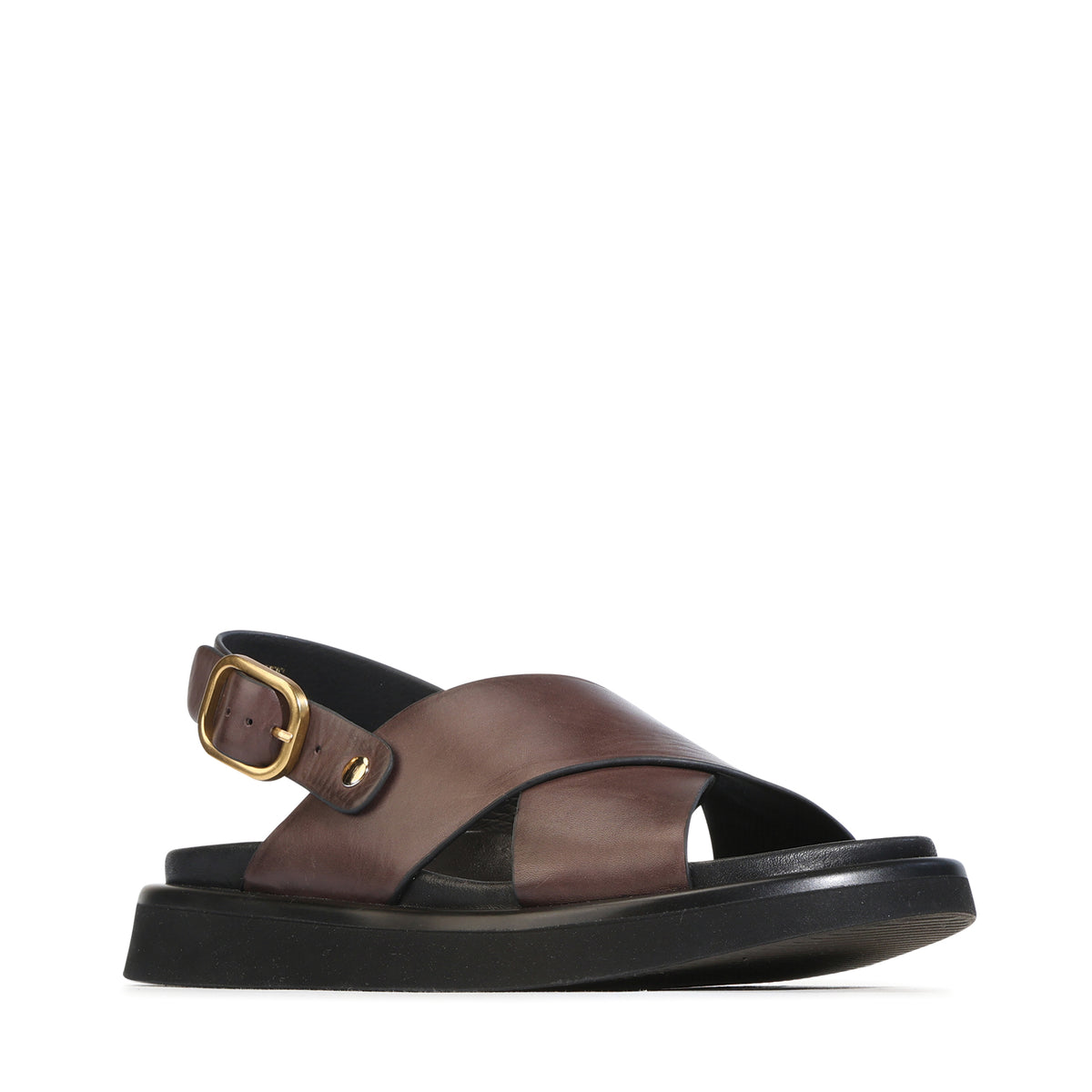 EOS Footwear Slayter Leather Sandal in chestnut
#Color_chestnut