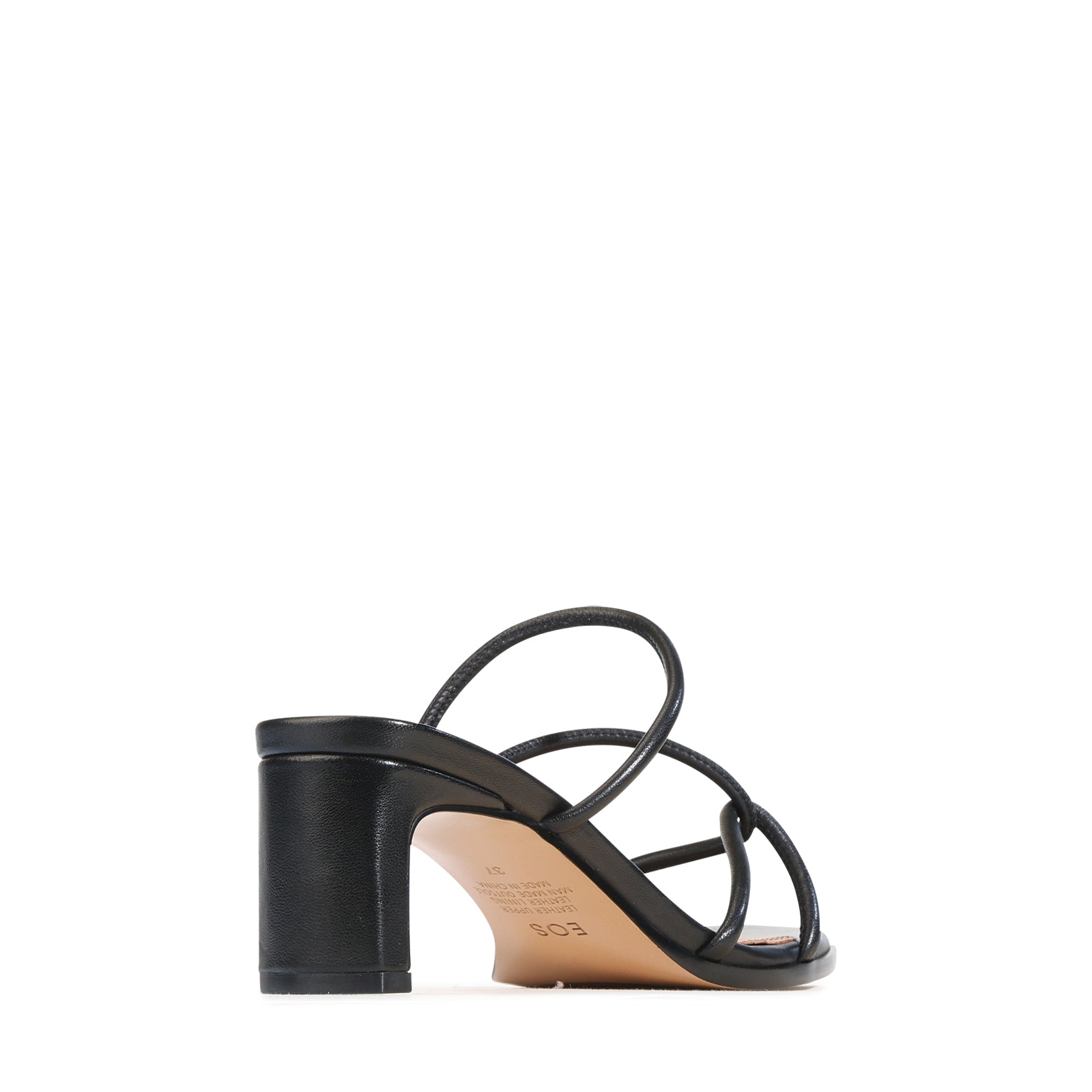 EOS Footwear Mocc Leather Mule in black
#Color_black