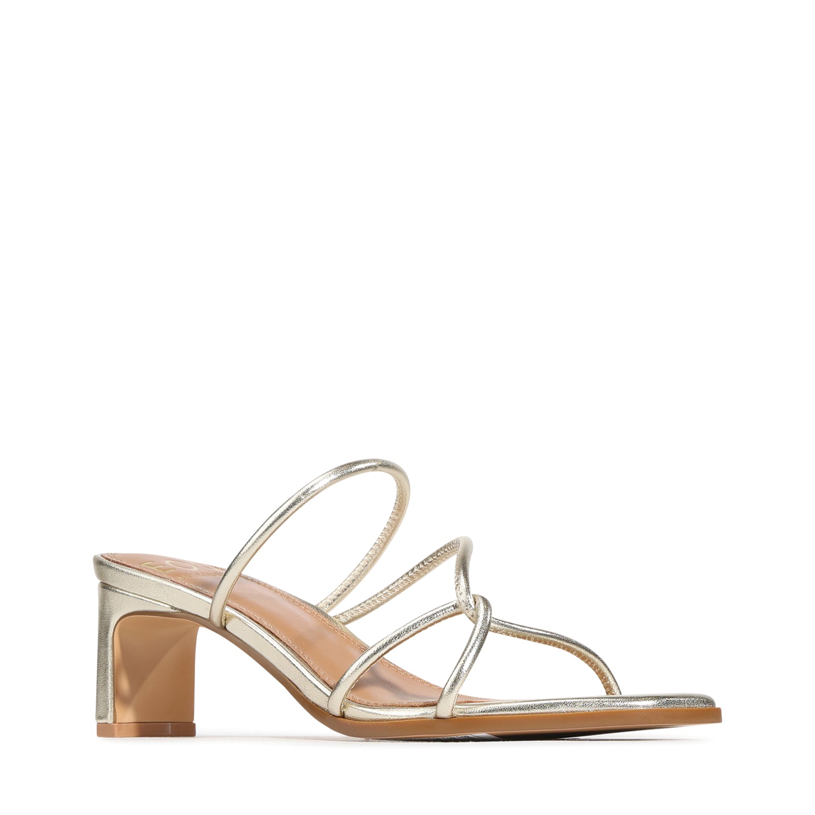 EOS Footwear Mocc Leather Mule in softgold
#Color_softgold