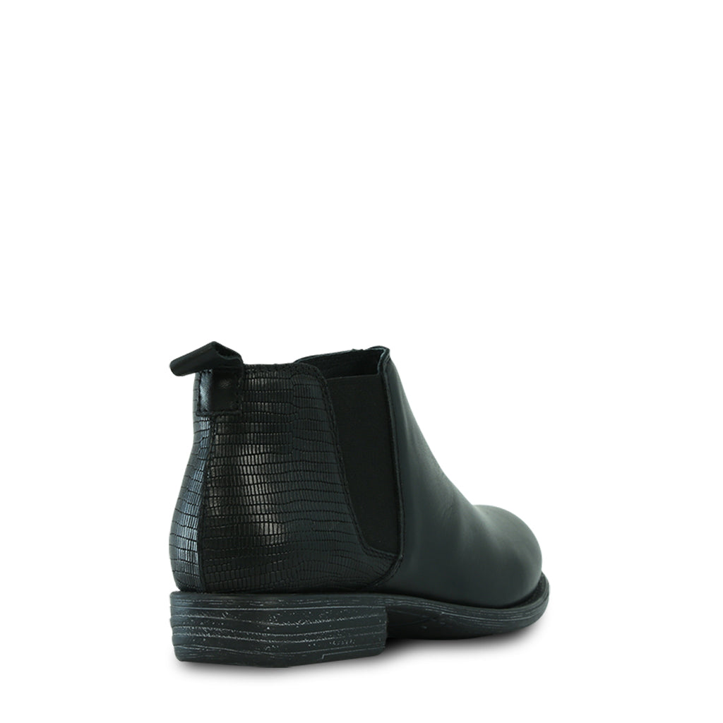 Wilpo Leather Ankle Boots - EOS Footwear - Ankle Boots #color_Black