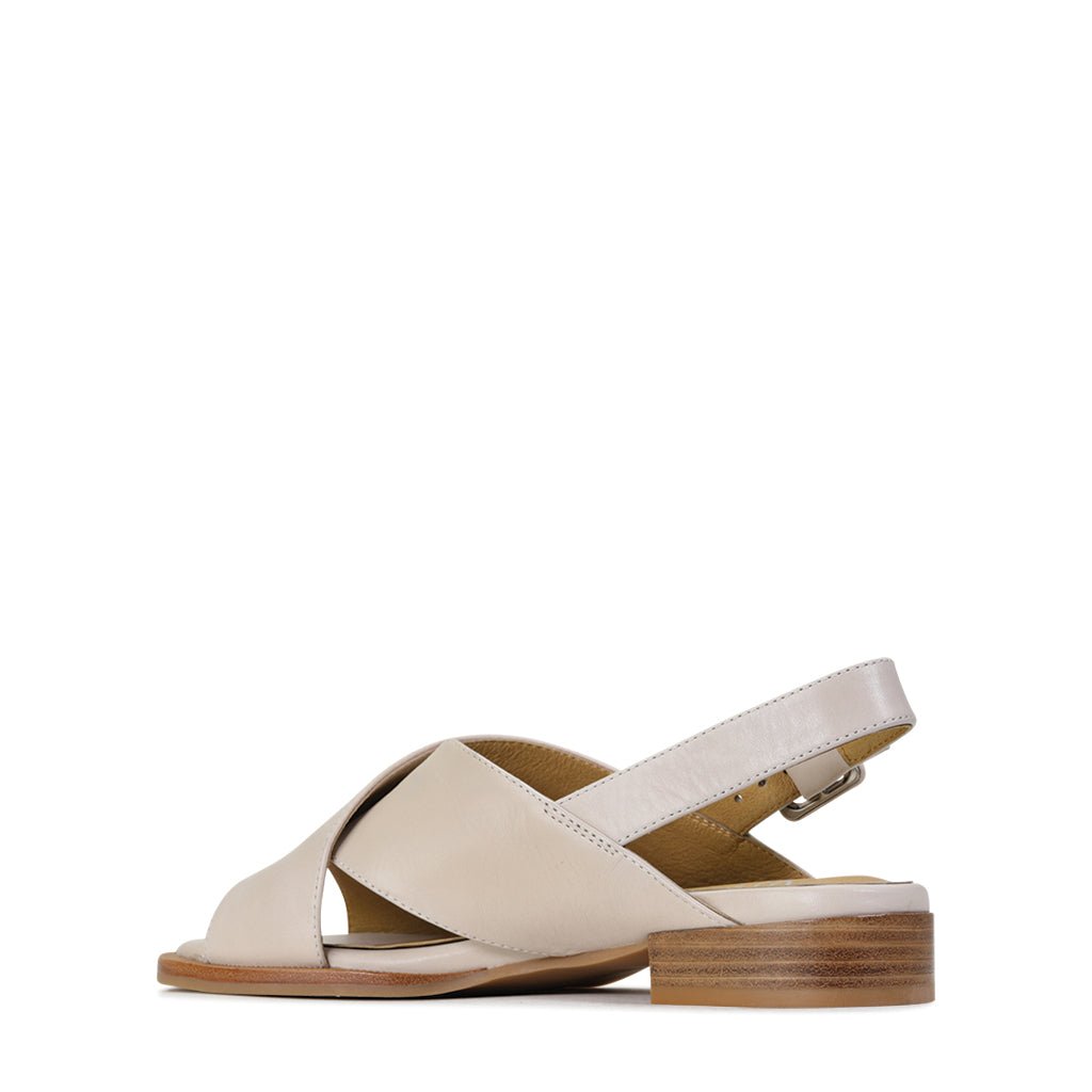 ALLASIAN - EOS Footwear - Sling Back Sandals #color_Ivory