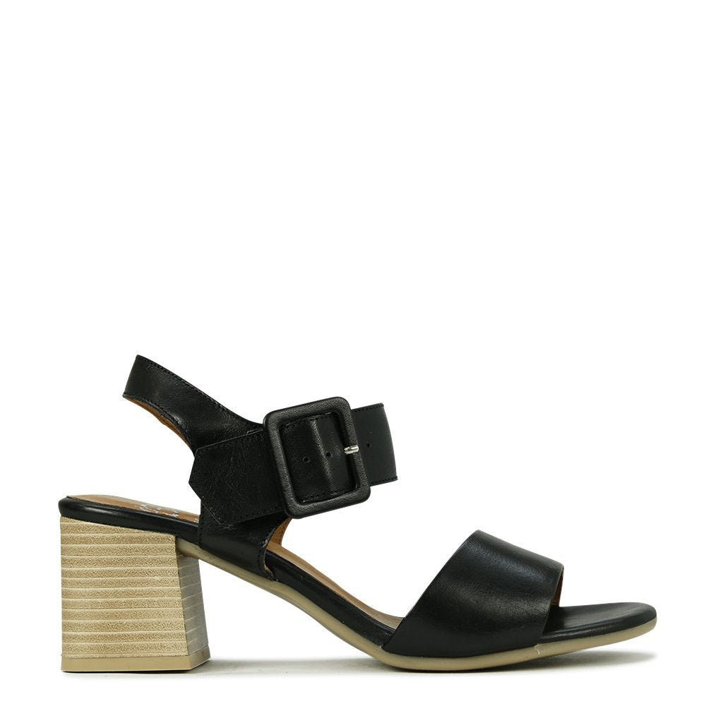 BOUSIE - EOS Footwear - Ankle Strap Sandals #color_Black