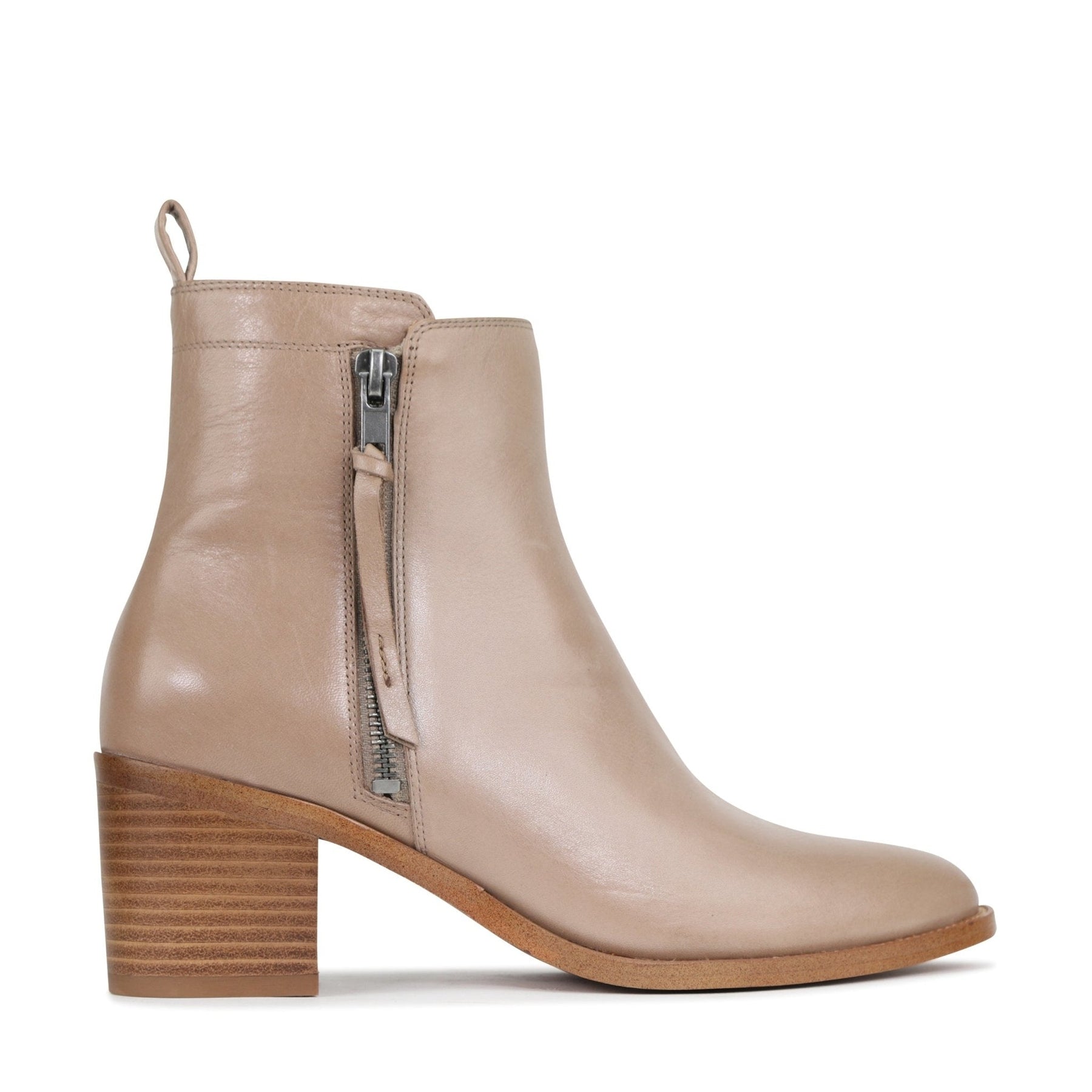 Ankle boots without zipper best sale