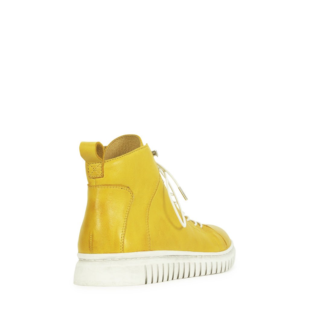 CLARRIE - EOS Footwear - High Sneakers #color_Mustard