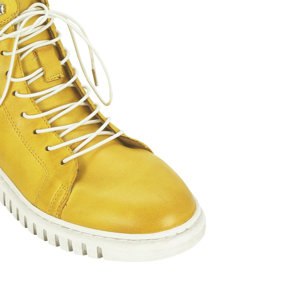 CLARRIE - EOS Footwear - High Sneakers #color_Mustard