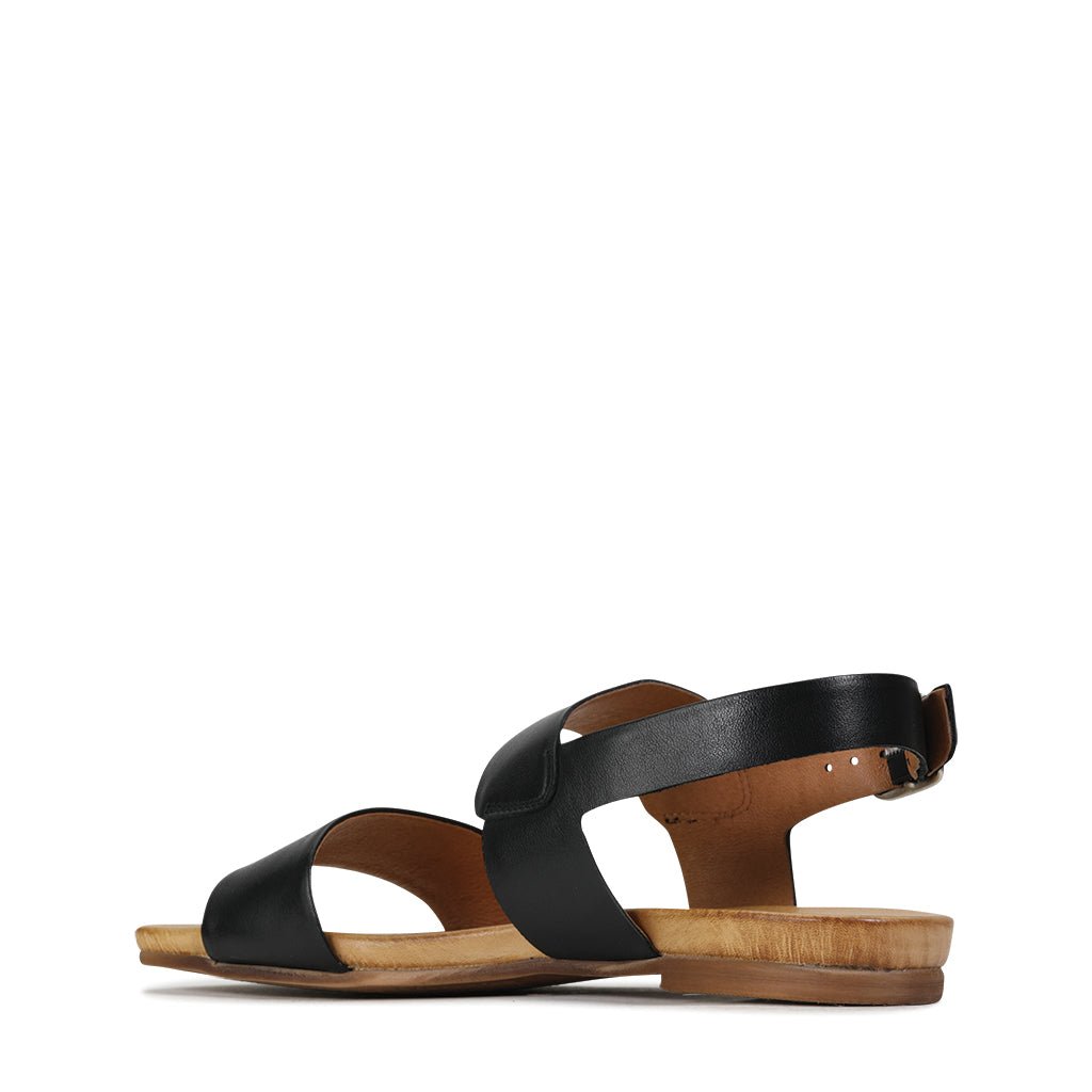 DANA - EOS Footwear - Sling Back Sandals #color_Black