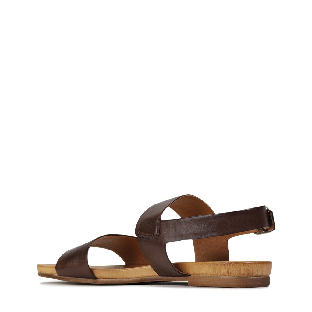 DANA - EOS Footwear - Sling Back Sandals #color_Chestnut