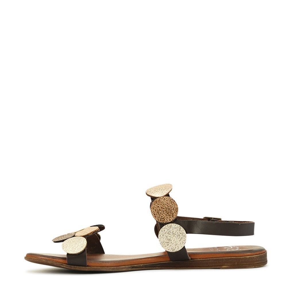 Emmi Leather Sandals - EOS Footwear - Sandals #color_bronze