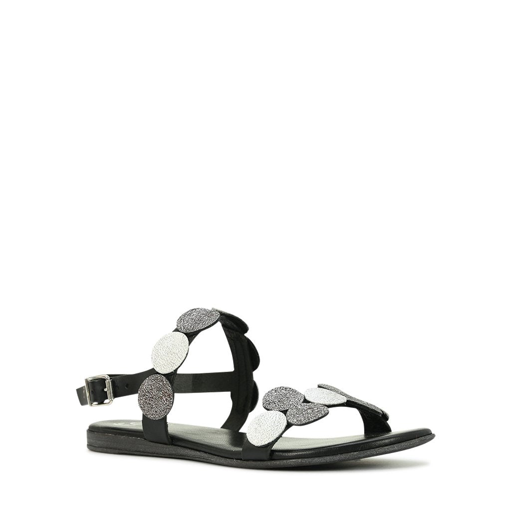 Emmi Leather Sandals - EOS Footwear - Sandals #color_Silver multi