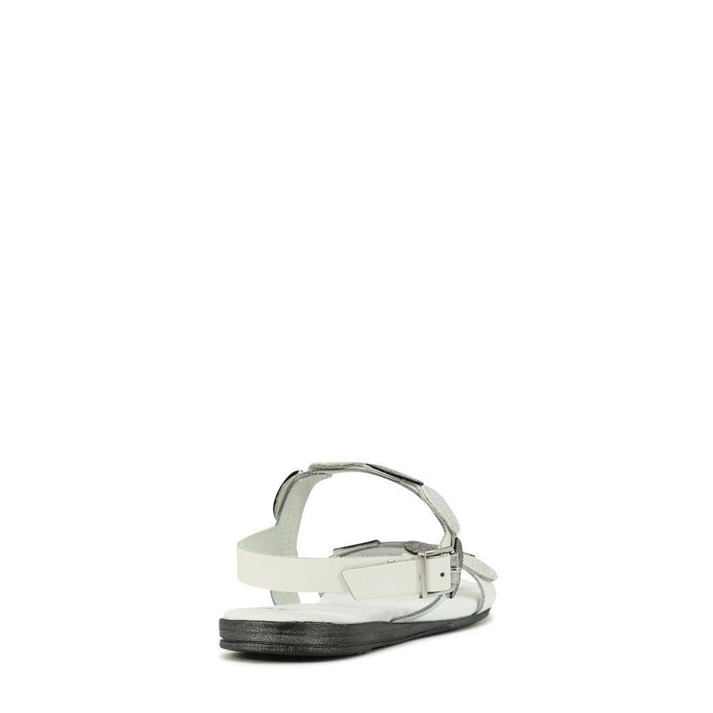 Emmi Leather Sandals - EOS Footwear - Sandals #color_White