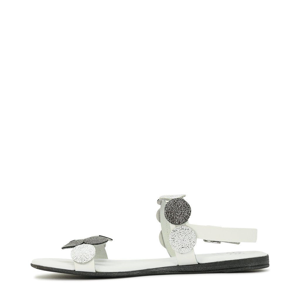 Emmi Leather Sandals - EOS Footwear - Sandals #color_White