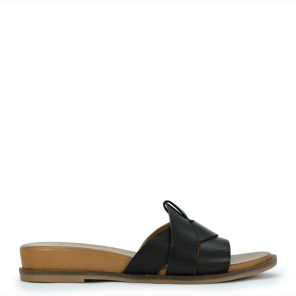 Flame Leather Slides - EOS Footwear - Slides
