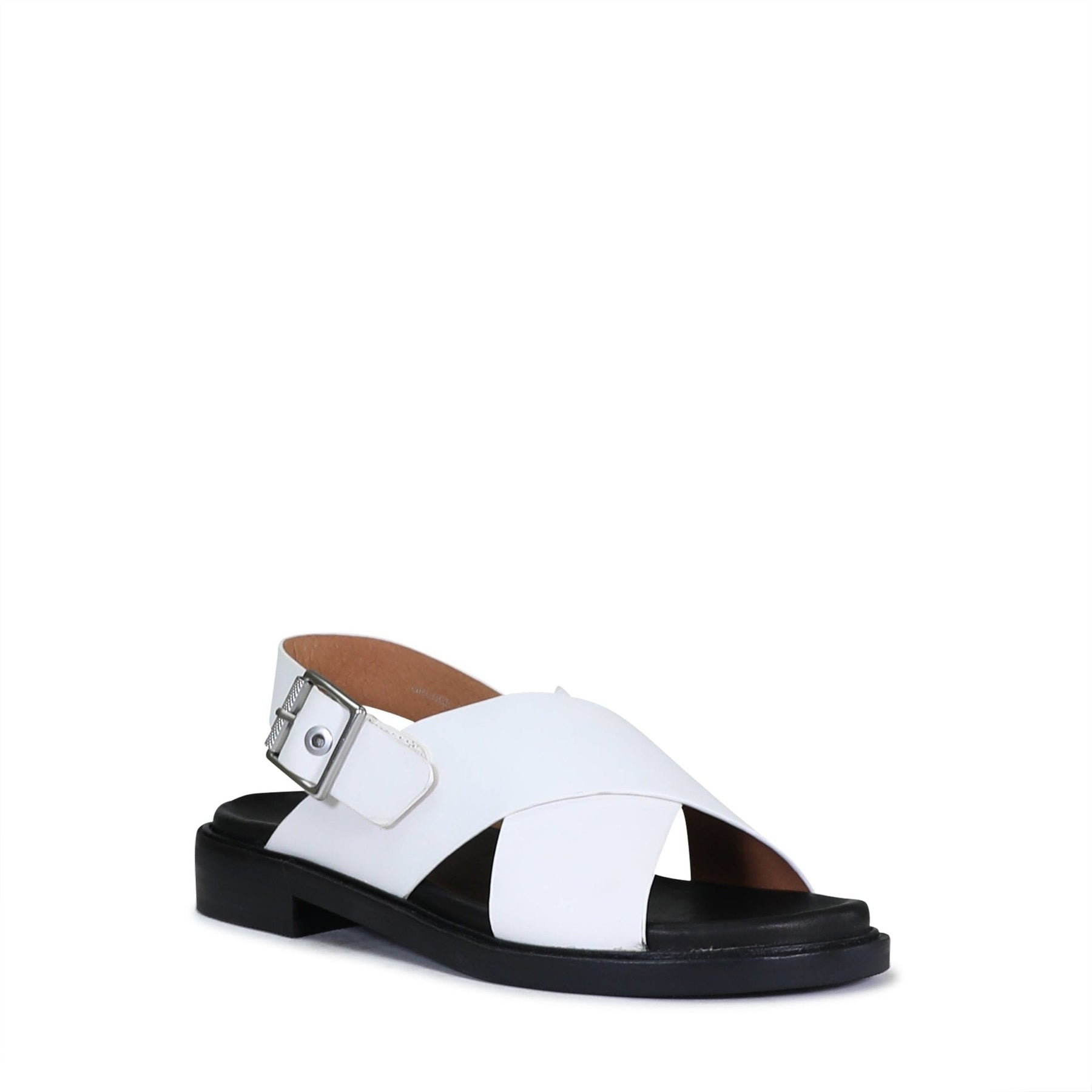 GRUNGE - EOS Footwear - Sling Back Sandals #color_white