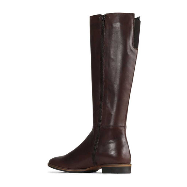 Gaetan Black Leather Long Boot main image 1