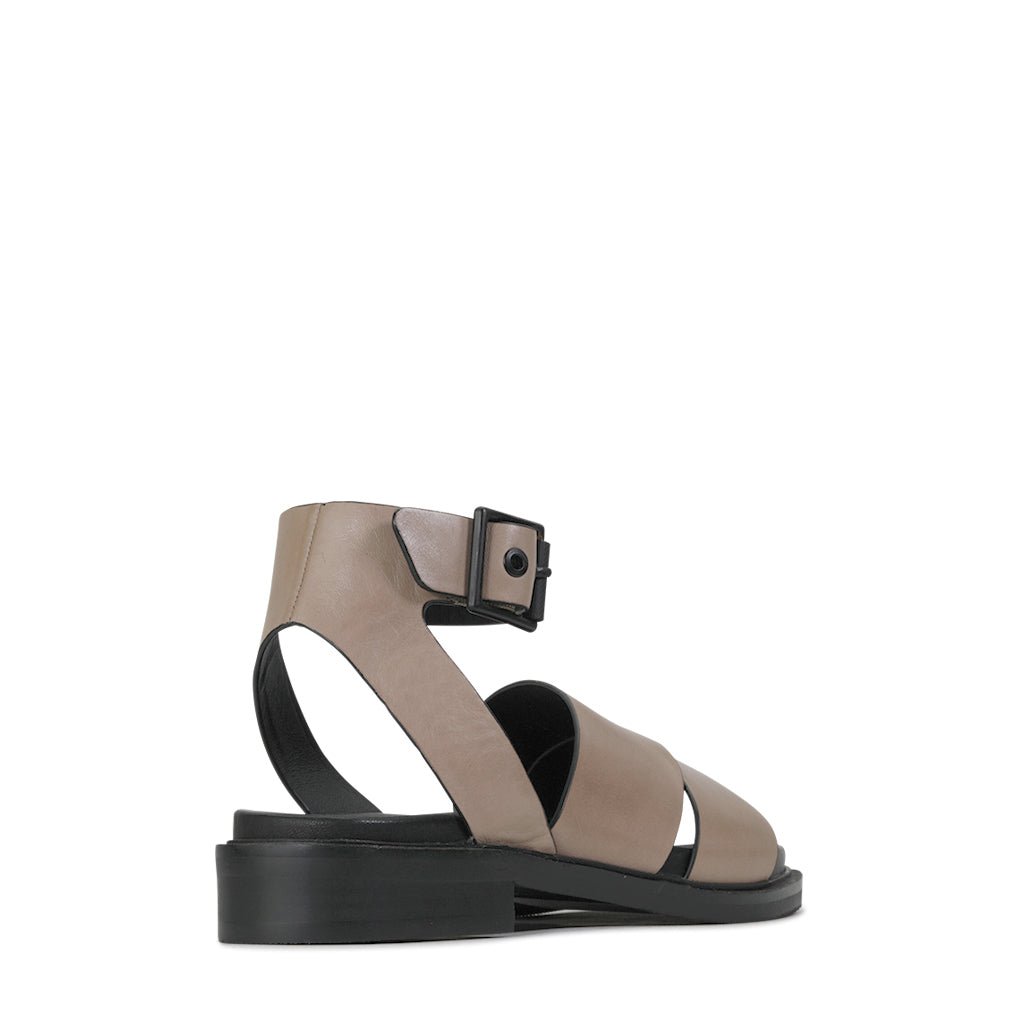 GRUNGY - EOS Footwear - Ankle Strap Sandals #color_Taupe