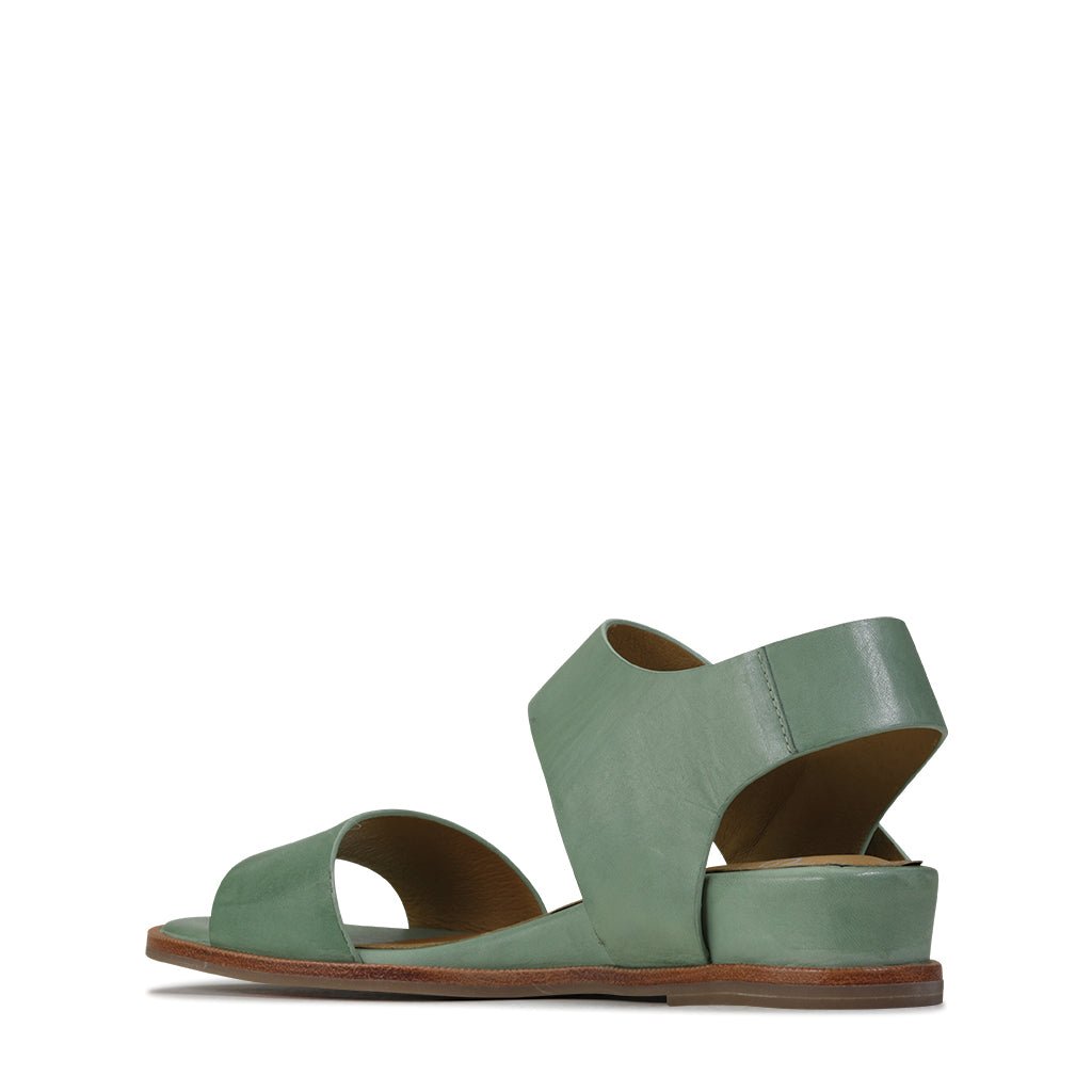 Hight Leather Ankle Strap Sandals Off - EOS Footwear - Ankle Strap Sandals