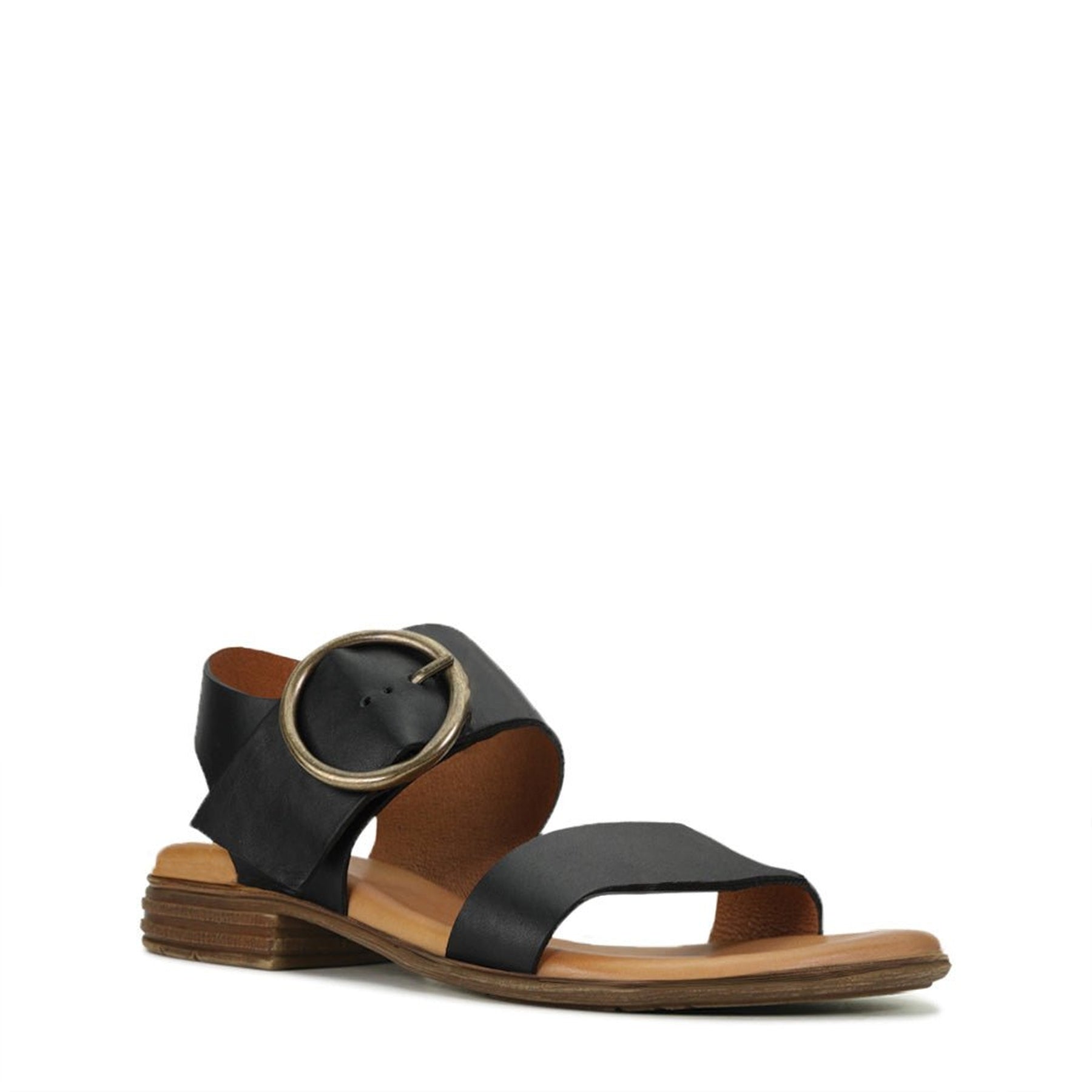 KASSIDY - EOS Footwear - Ankle Strap Sandals #color_Black