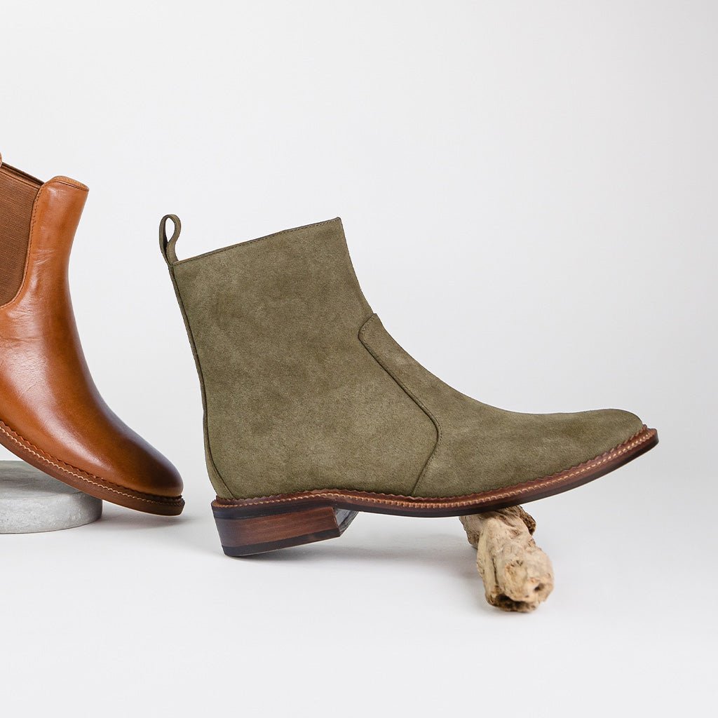 KARINA - EOS Footwear - Ankle Boots #color_Artichoke