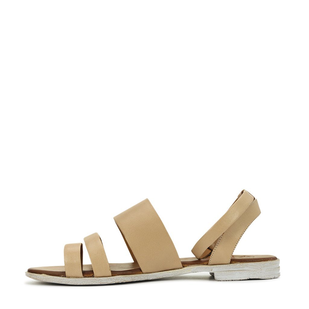 Loui Leather Ankle Strap Sandals #color_beige