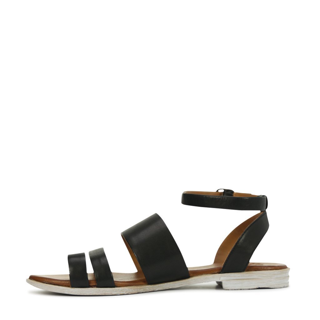 Loui Leather Ankle Strap Sandals #color_black