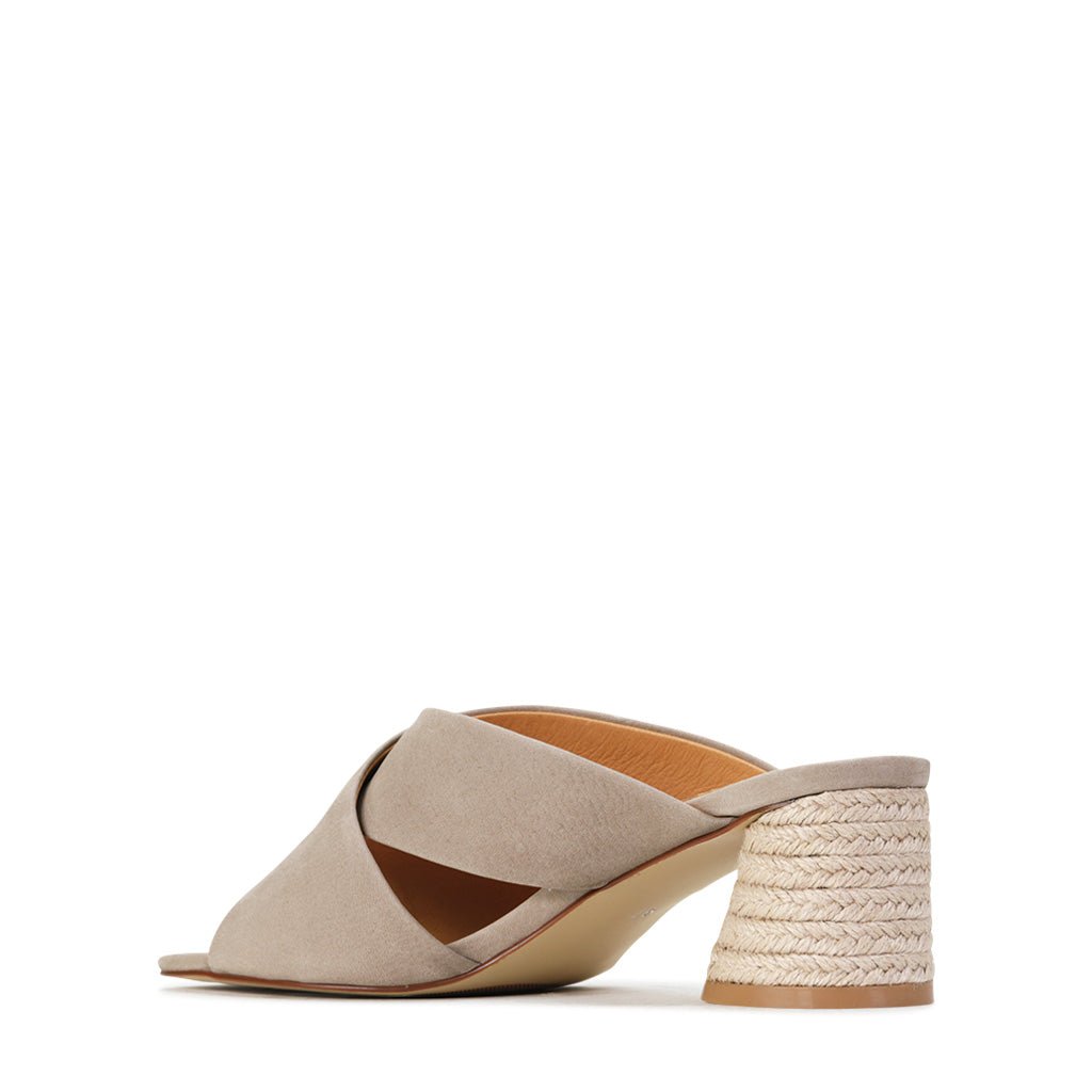 Petora Leather Slides Pastel - EOS Footwear - Slides #color_stone