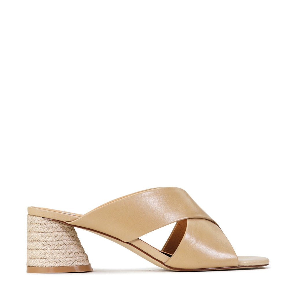 Petora Leather Slides Pastel - EOS Footwear - Slides #color_tan