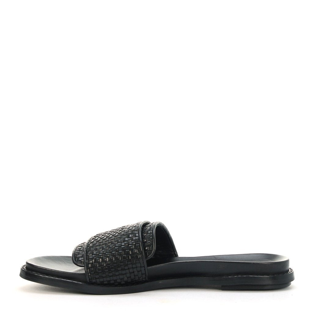 Pile Leather Slides - EOS Footwear - Slides