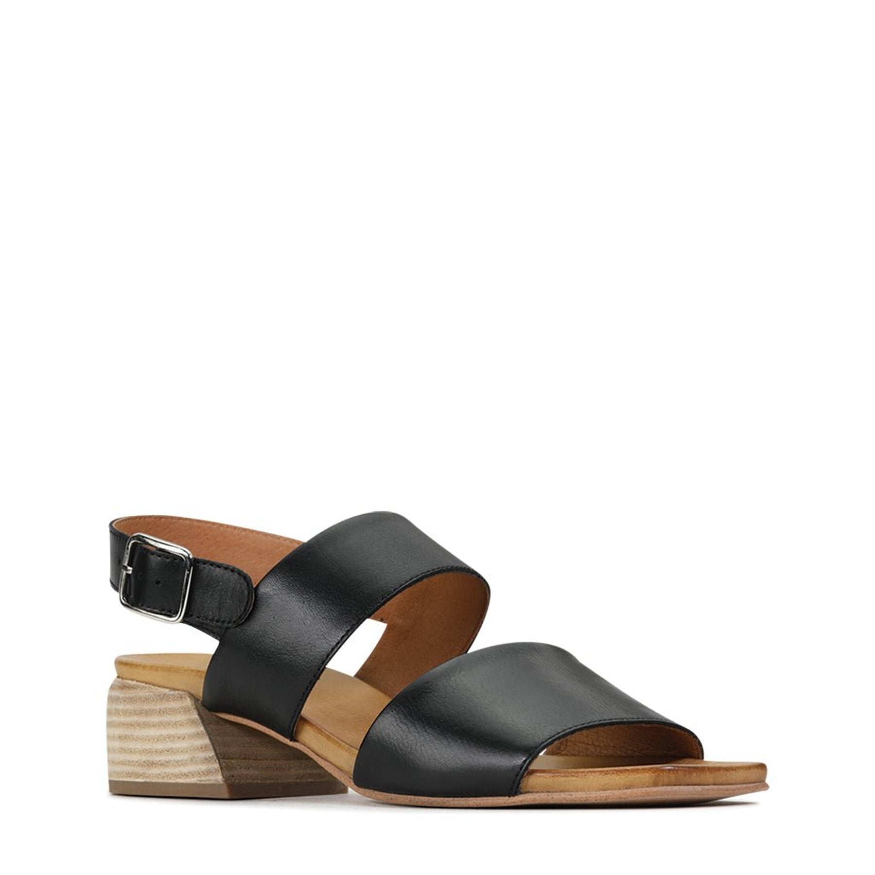 SAIGE - EOS Footwear - Sling Back Sandals #color_Black