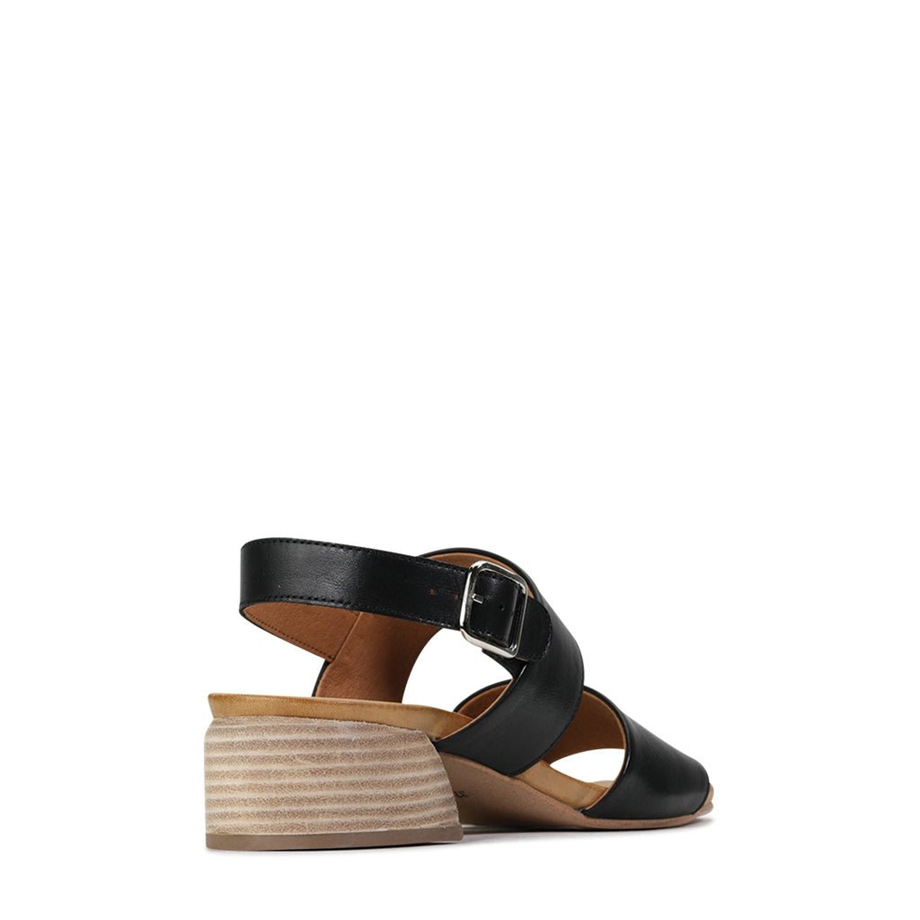 SAIGE - EOS Footwear - Sling Back Sandals #color_Black