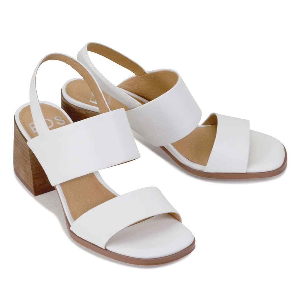 SARTO - EOS Footwear - Sling Back Sandals #color_White