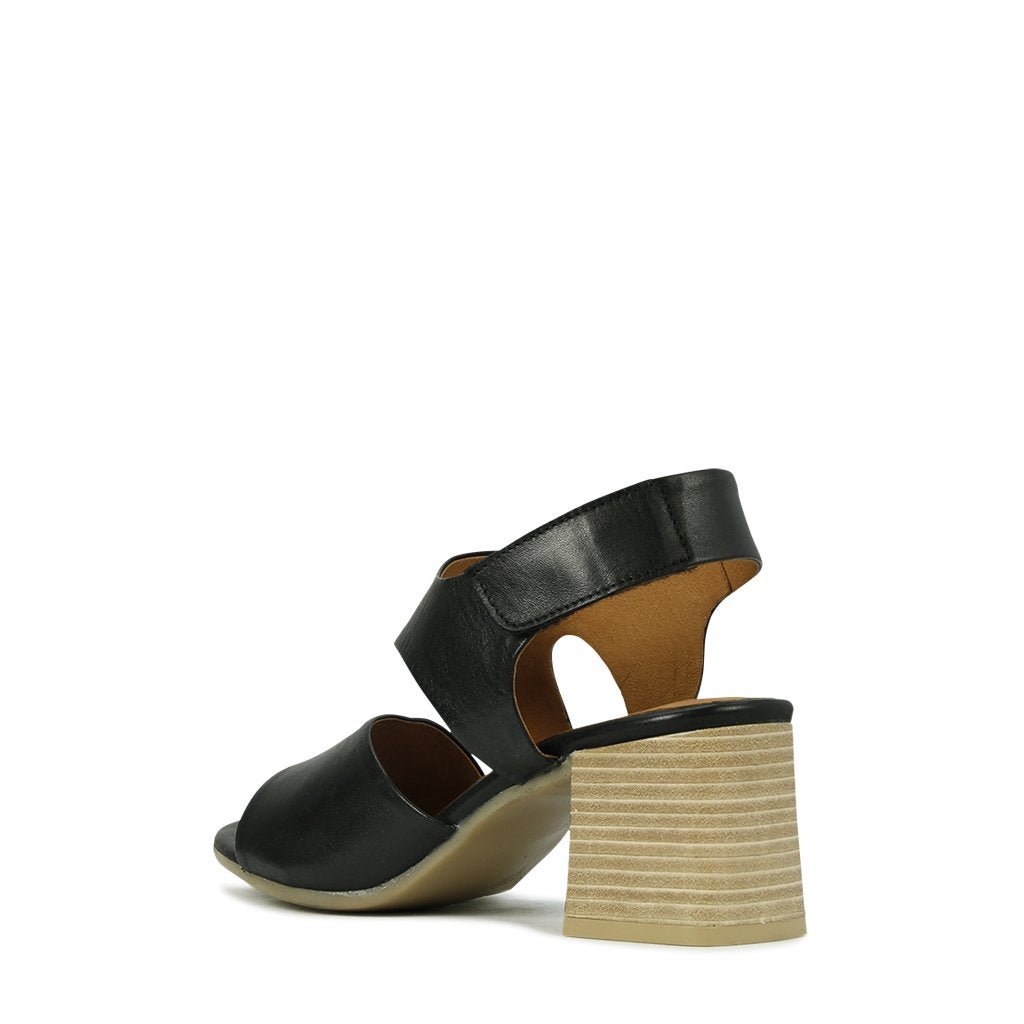 BOUNTY - EOS Footwear - Sling Back Sandals #color_Black