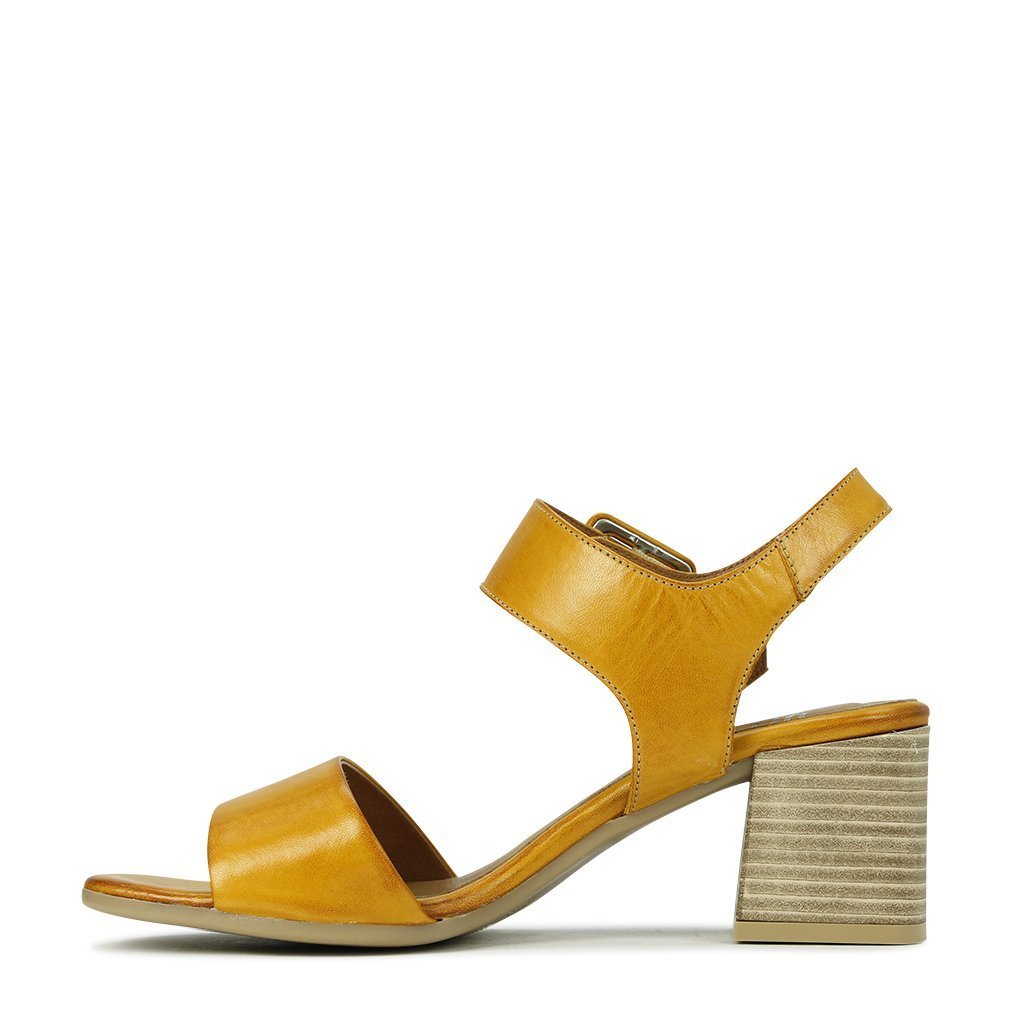 BOUSIE - EOS Footwear - Ankle Strap Sandals #color_Gold