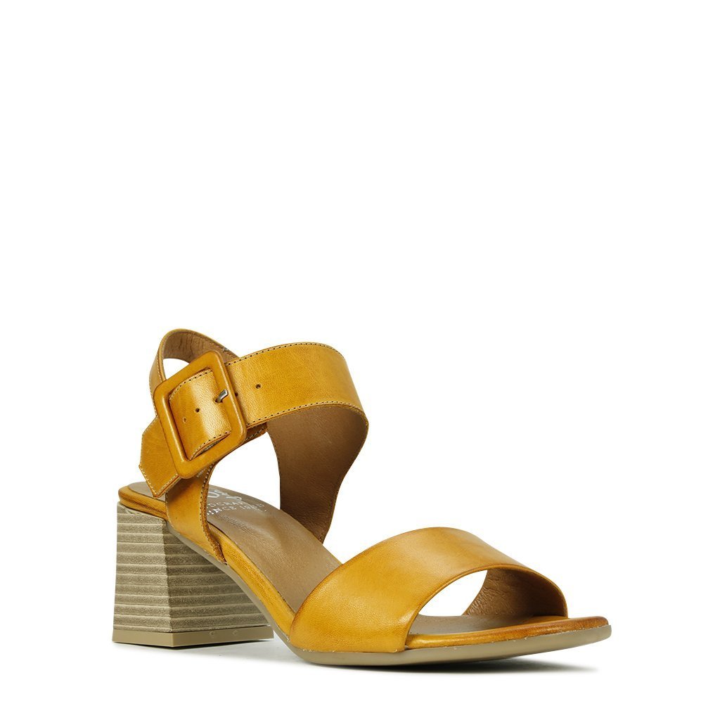 BOUSIE - EOS Footwear - Ankle Strap Sandals #color_Gold