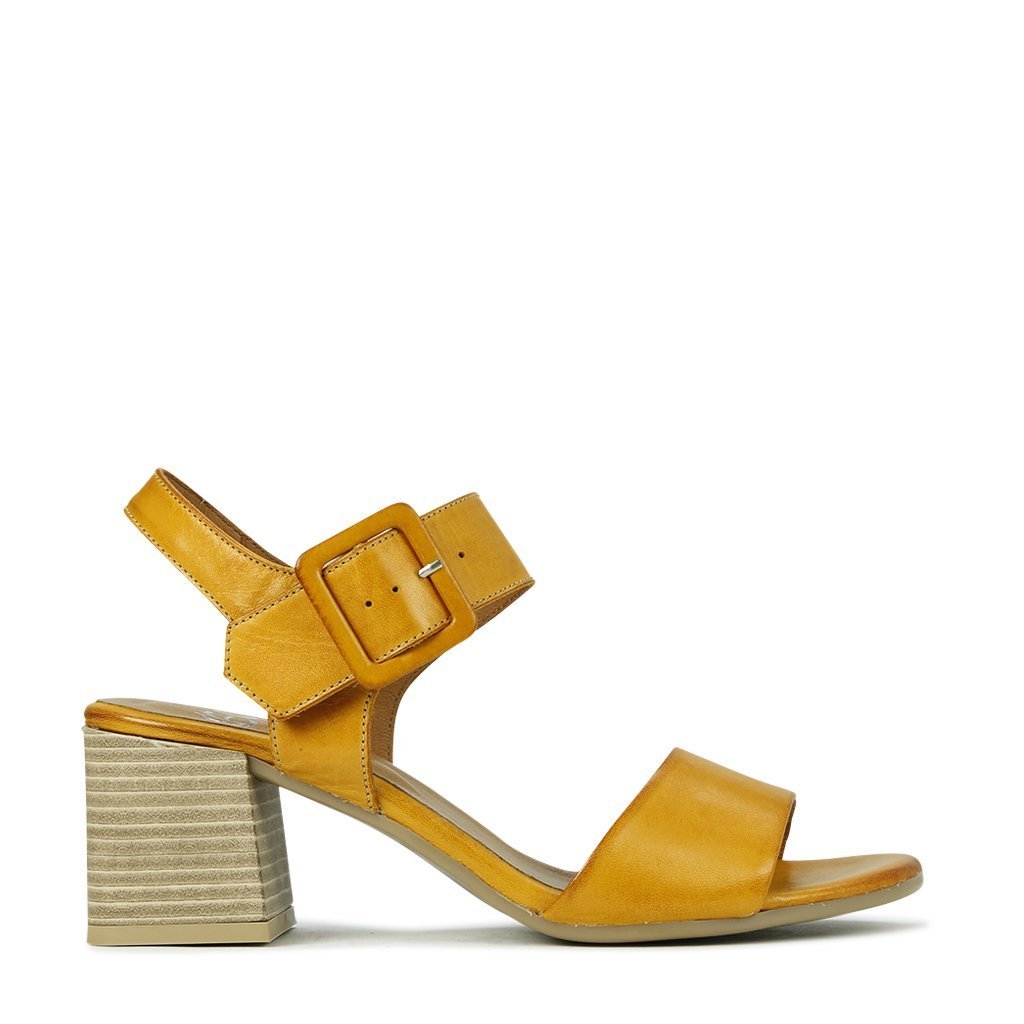 BOUSIE - EOS Footwear - Ankle Strap Sandals #color_Gold