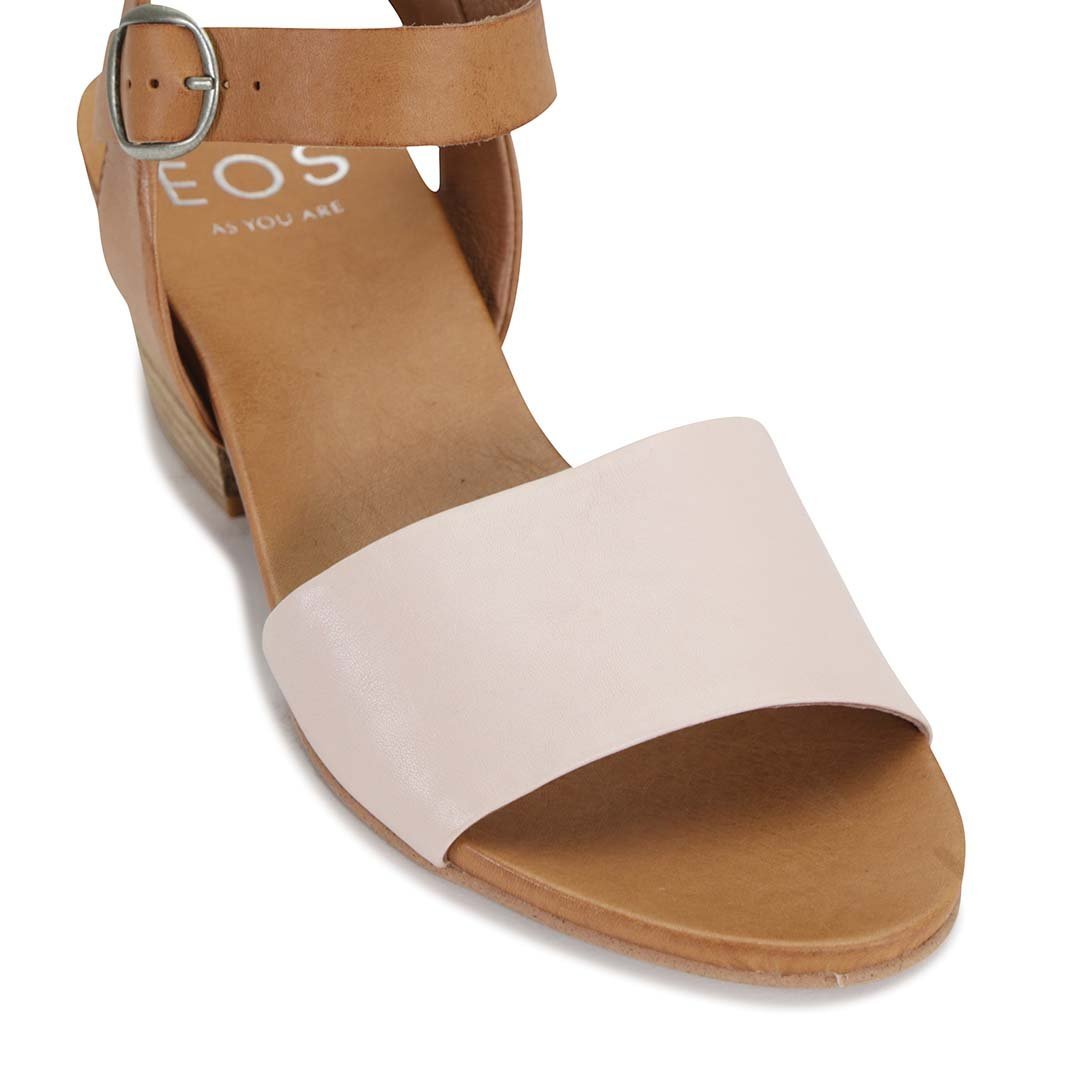 CUBICE - EOS Footwear - Ankle Strap Sandals #color_blush/tan