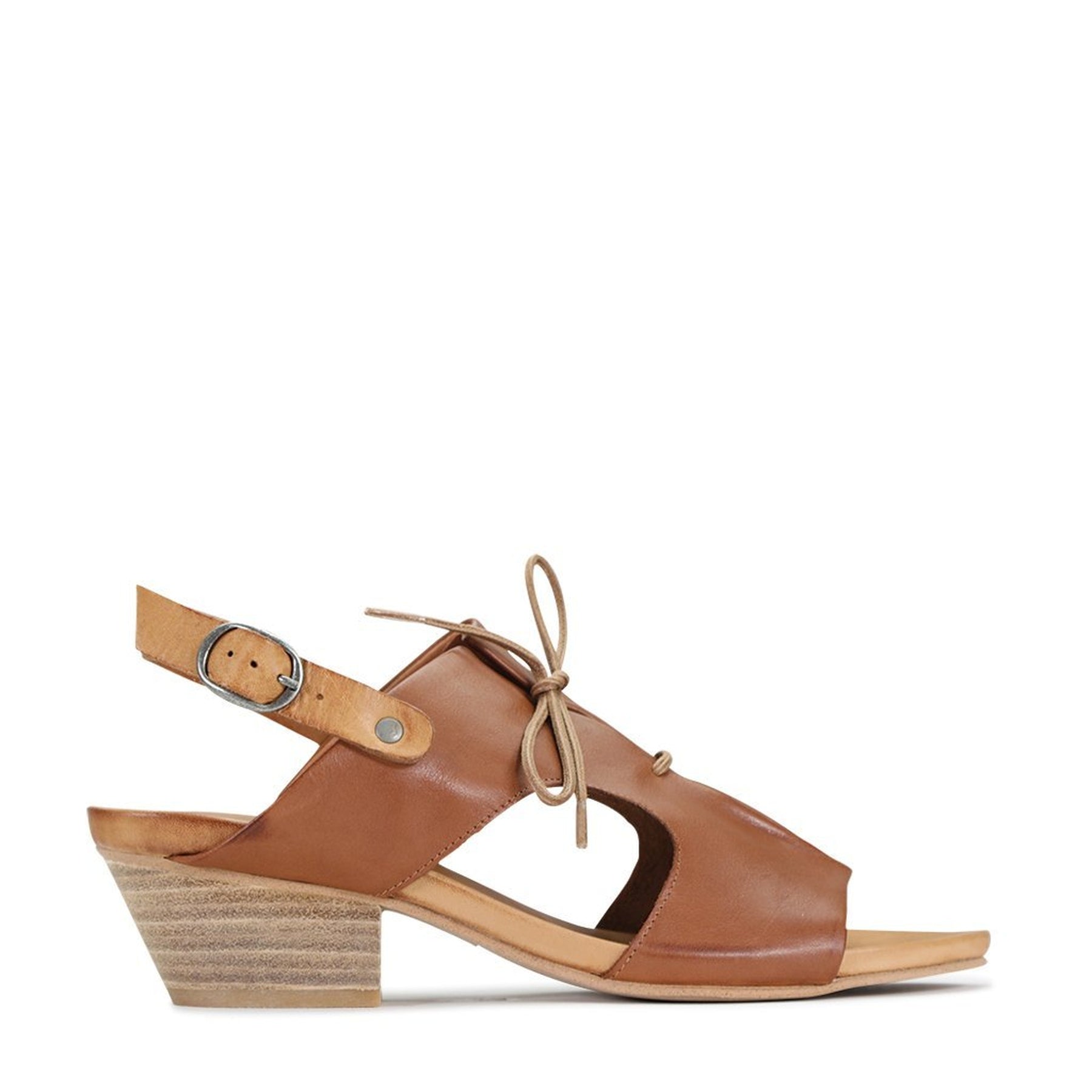 CUBIT - EOS Footwear - Sling Back Sandals #color_Brandy/tan