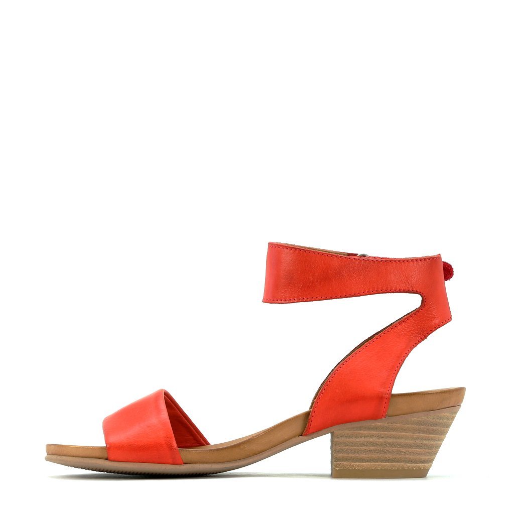 CUBO - EOS Footwear - Ankle Strap Sandals #color_Red antique