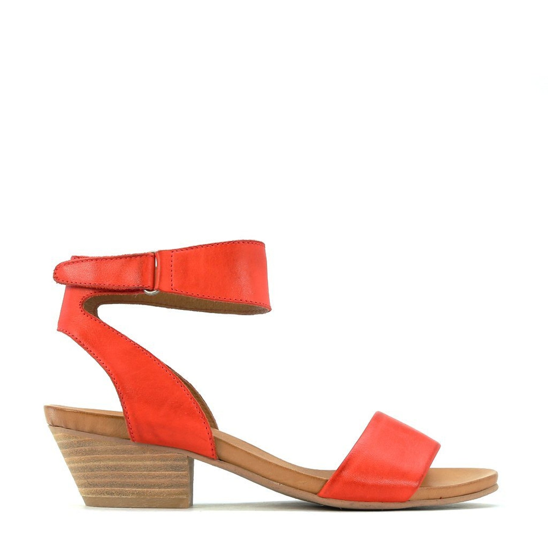 CUBO - EOS Footwear - Ankle Strap Sandals #color_Red antique