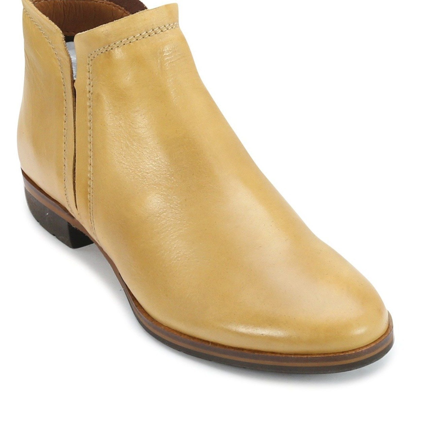 Gaid Leather Ankle Boots - EOS Footwear - Ankle Boots #color_sand