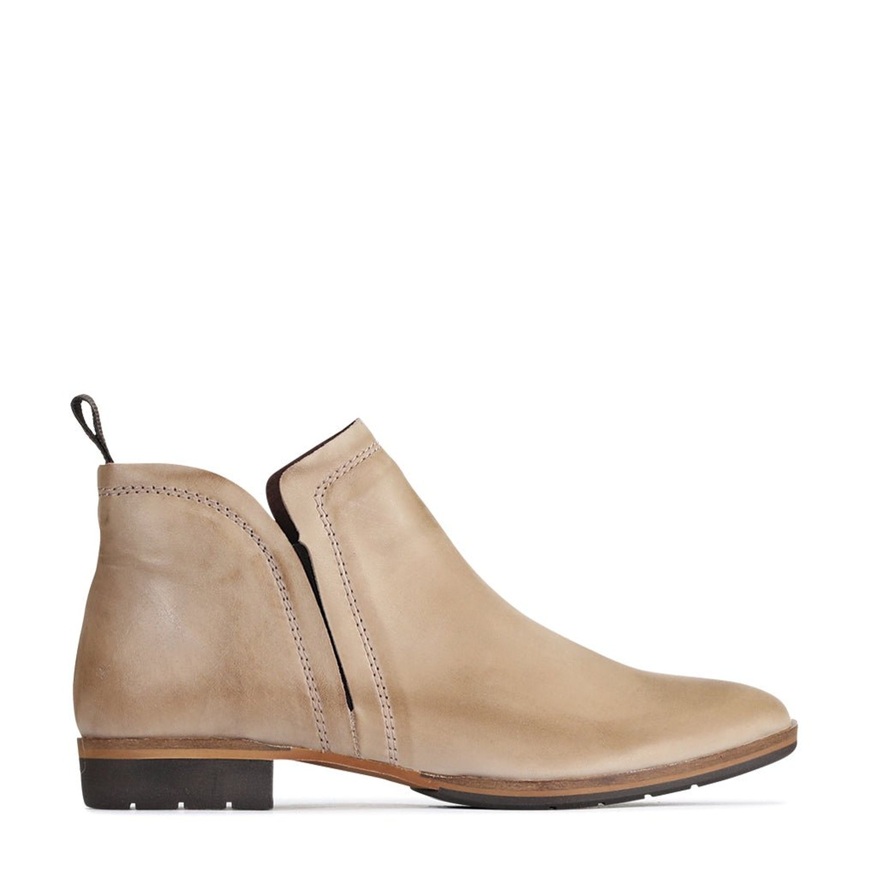 Gaid Leather Ankle Boots - EOS Footwear - Ankle Boots #color_taupe