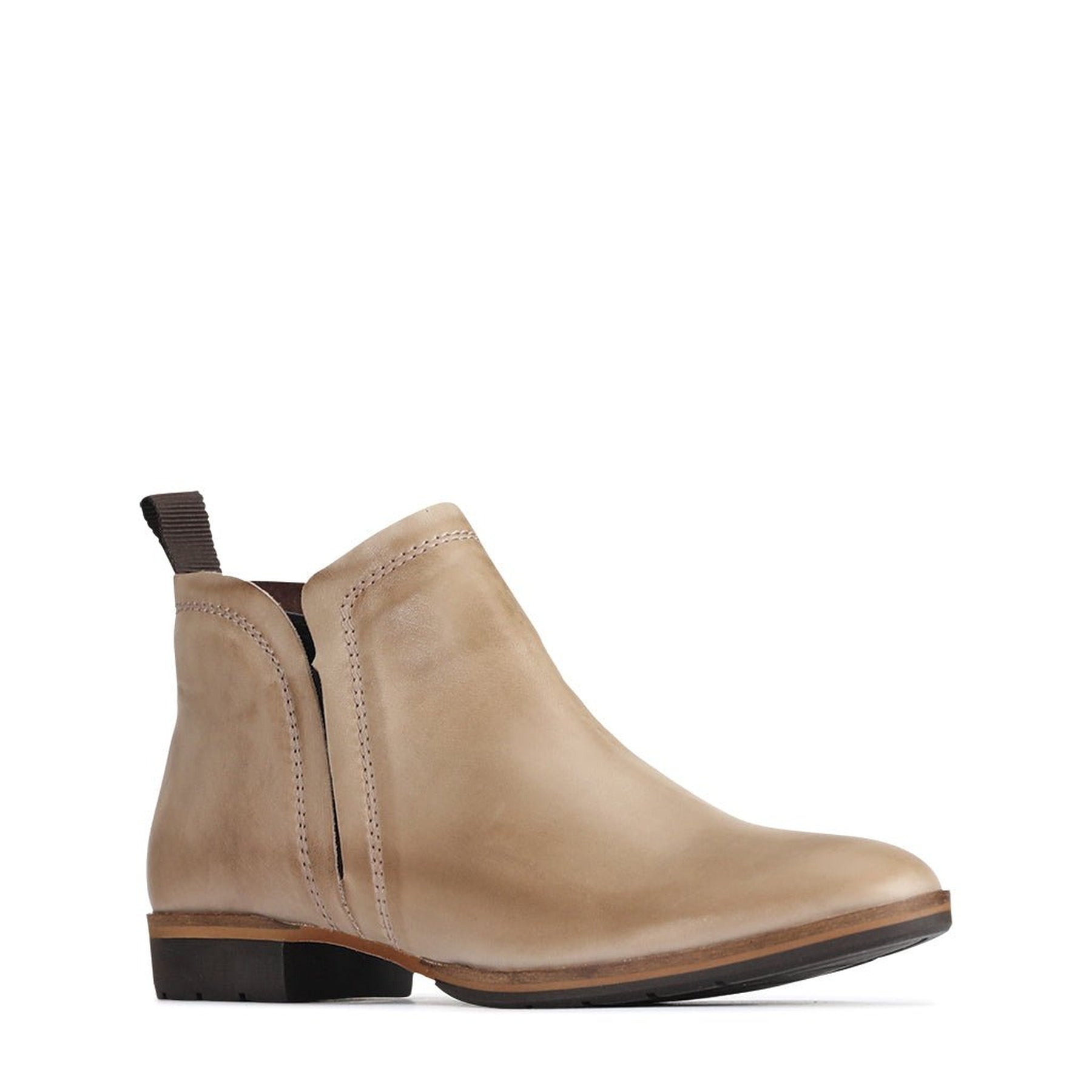 Gaid Leather Ankle Boots - EOS Footwear - Ankle Boots #color_taupe