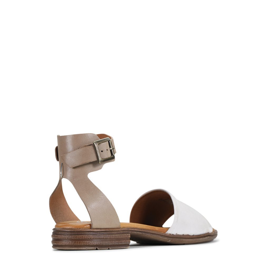 ILOS - EOS Footwear - Ankle Strap Sandals #color_Azzuro/brandy